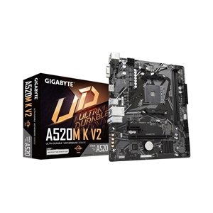 MAINBOARD (AM4) GIGABYTE A520M-K V2 DDR4 (REV. 1.1)