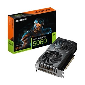 VGA GIGABYTE GEFORCE RTX 5060 WINDFORCE MAX V2 OC – 8GB GDDR7