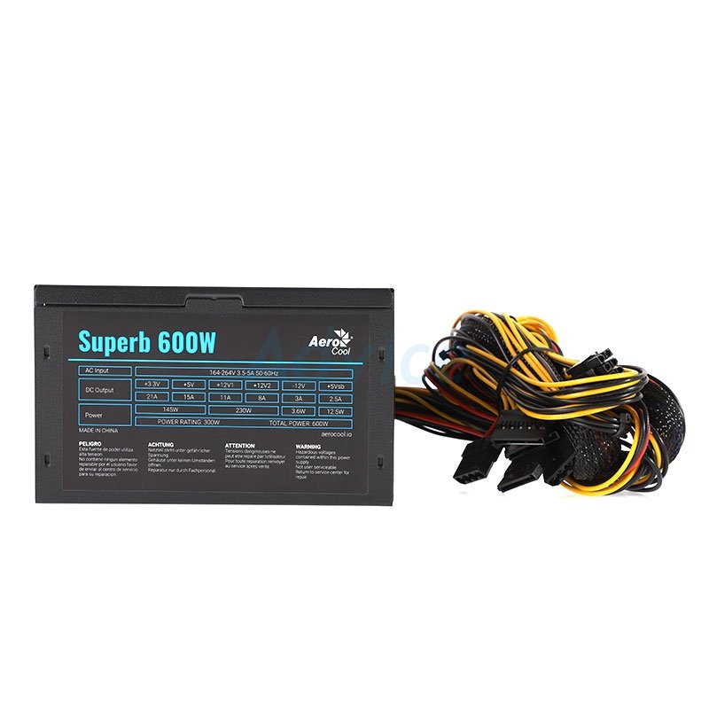 POWER SUPPLY (FULL) 600W AEROCOOL SUPERB