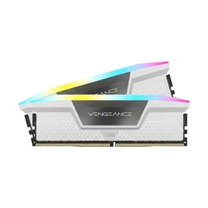 RAM DDR5(7200) 32GB (16GBX2) CORSAIR VENGEANCE WHITE RGB (CMH32GX5M2X7200C34W)