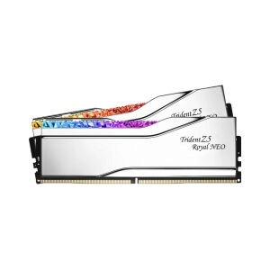 RAM DDR5(8000) 48GB (24GBx2) G.SKILL TRIDENT OC Z ROYAL NEO SILVER (F5-8000J4048G24GX2-TR5NS)
