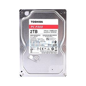 2 TB HDD TOSHIBA P300 RED (7200RPM, 256MB, SATA-3, HDWD320UZSVA)