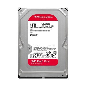 4 TB HDD WD RED PLUS (5400RPM, 128MB, SATA-3, WD40EFZZ)