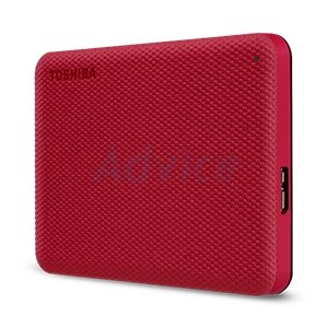 2 TB EXT HDD 2.5'' TOSHIBA CANVIO ADVANCE V10 RED (HDTCA20AR3AA)